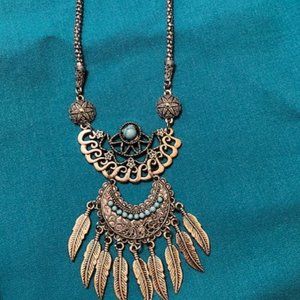 Silvertone Thai Hilltribe Necklace